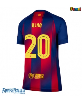Barcelona Dani Olmo #20 Tricou Fotbal Replică 2025-26 Femei Acasa